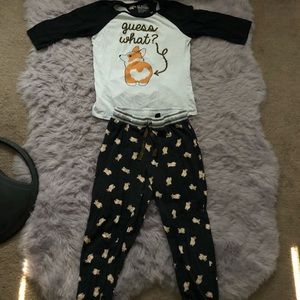 Cute corgi pajamas